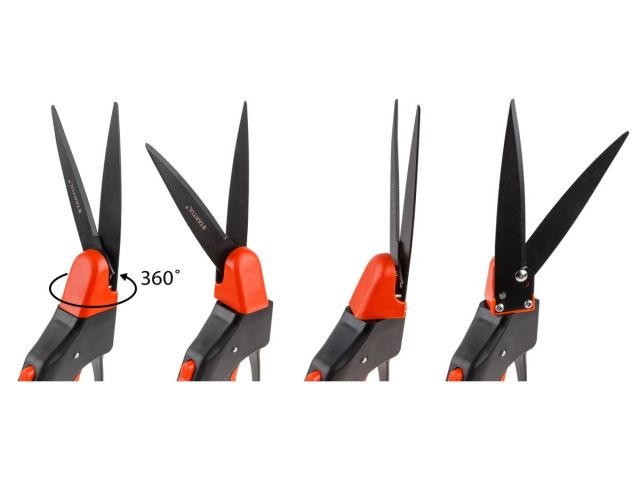 Ножницы для травы поворотные STARTUL GARDEN (ST6093-05) (поворот на 360 градусов, длина 360мм)