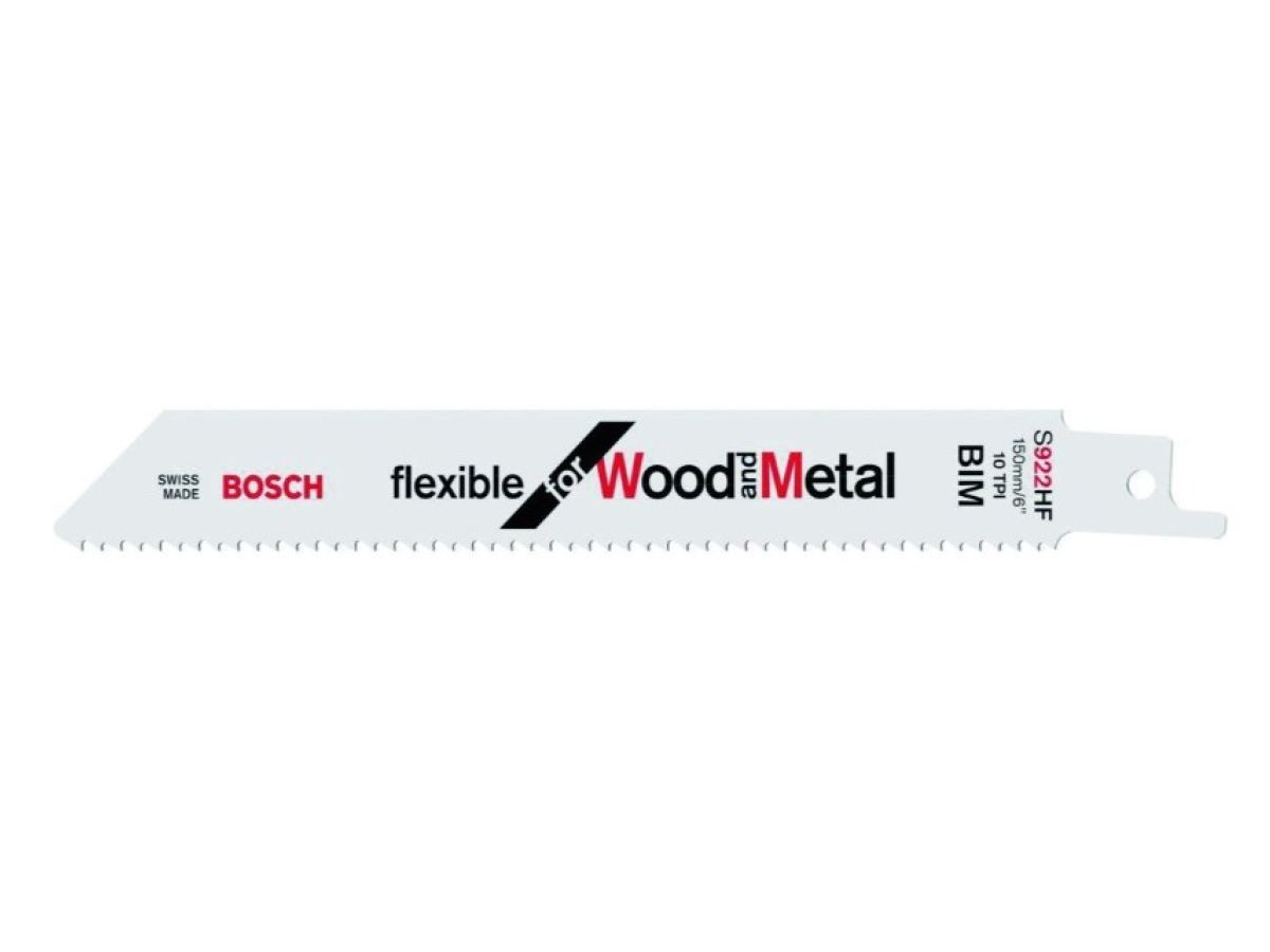 Пилка сабельная по дереву с гвоздями S922HF (5 шт.) BOSCH