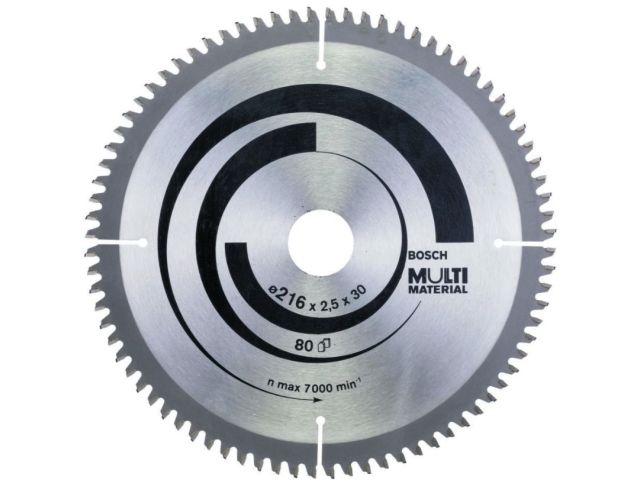 Диск 216х30х2,5 80 зубов MULTIMATERIAL