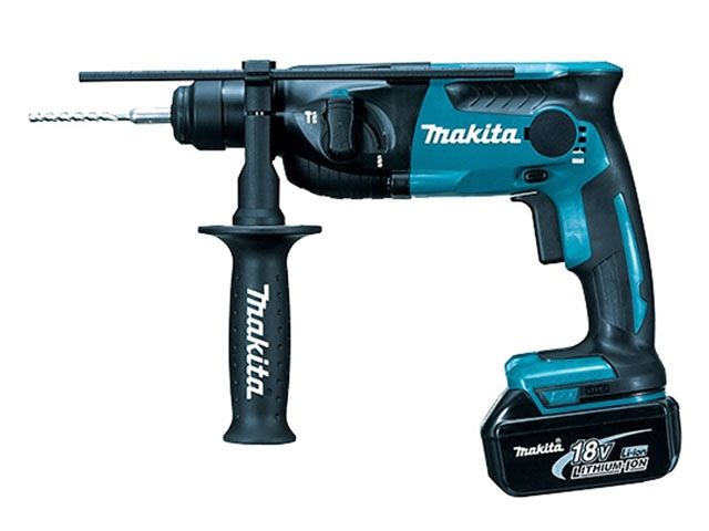Аккум. перфоратор MAKITA LXT DHR 165 RME в чем. (ОТГРУЗКА ТОЛЬКО ПО ЭТН/ЭТТН | 18.0 В, 2 акк., 4.0 А/ч Li-Ion, 1.3 Дж, вес 2.2 кг,)