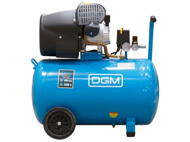 Компрессор DGM AC-2101 коаксиальный (440 л/мин, 8 атм, коаксиальный, масляный, ресив. 100 л, 220 В, 2.20 кВт)