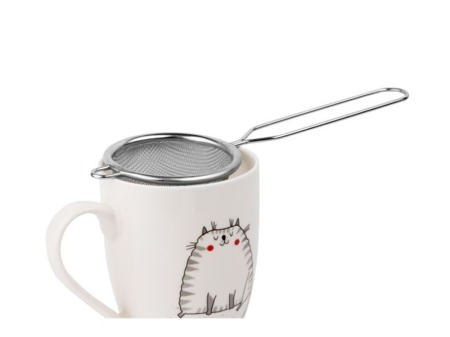 Ситечко с ручкой из нерж.стали, диам.7см,  PERFECTO LINEA (нержавеющая сталь, диаметр 7 см)