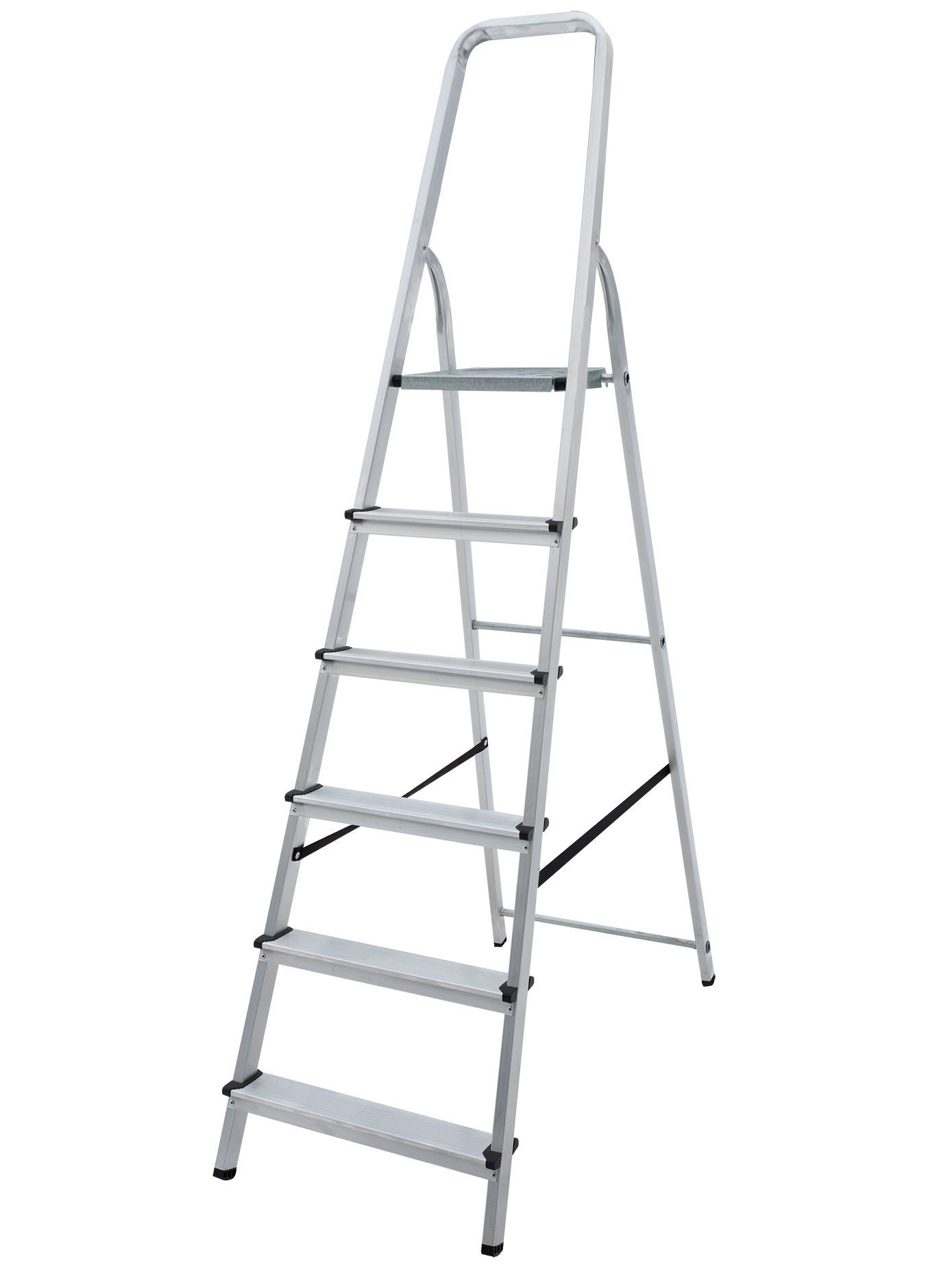 Лестница-стремянка алюм. 126 см 6 ступ. 4,7кг PRO STARTUL (ST9940-06)