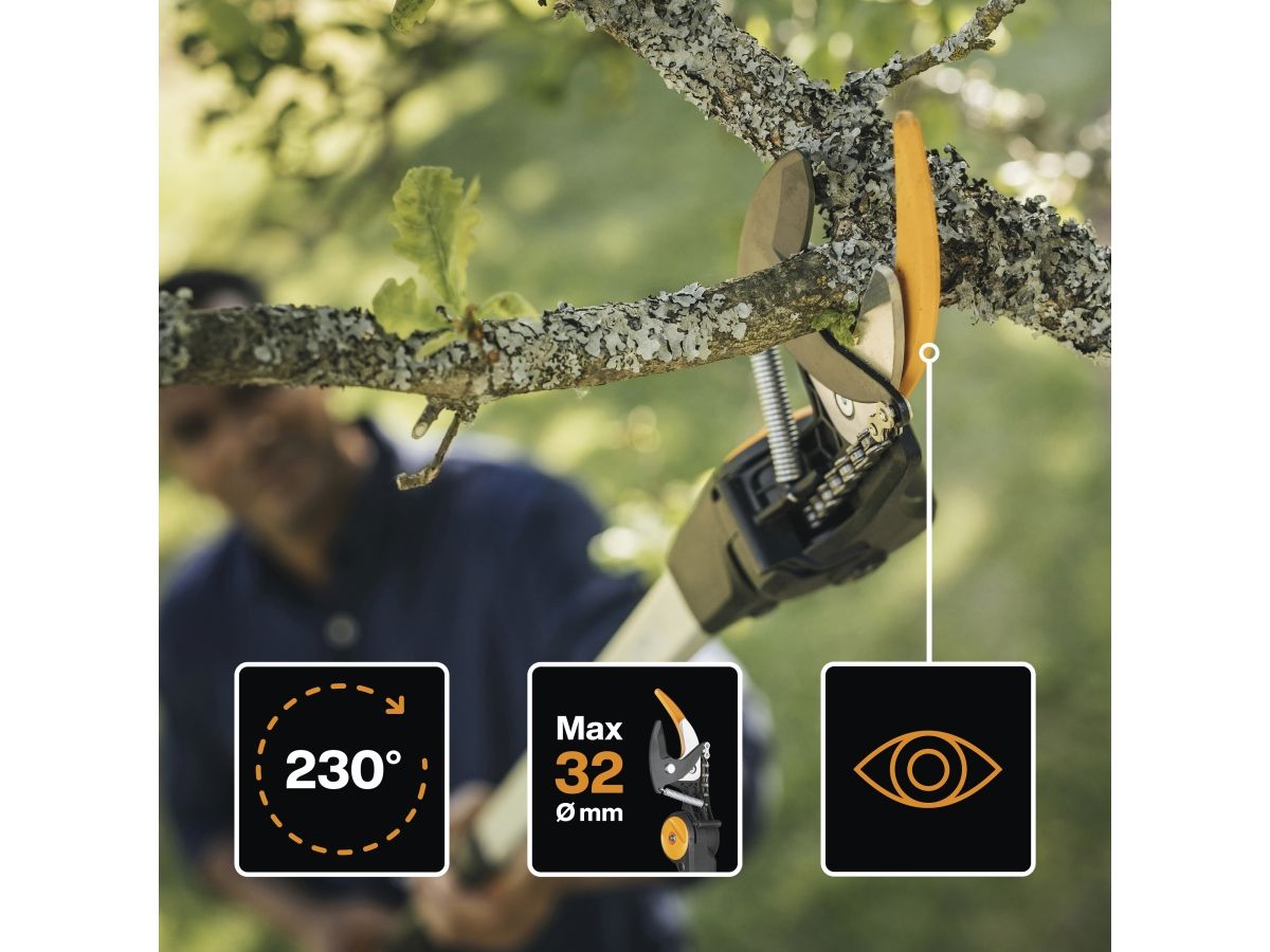 Сучкорез универсальный телескопический UPX86 FISKARS PowerGear