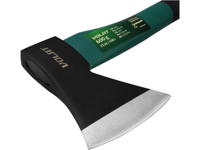 Топор 0,6кг с фиберглассовой рукояткой ВОЛАТ