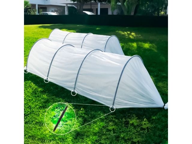 Парник "Стандарт" 4м, ОСТРОВ КОМФОРТА (длина: 4 м, ширина: 60-90 см, высота: 90-60 см)