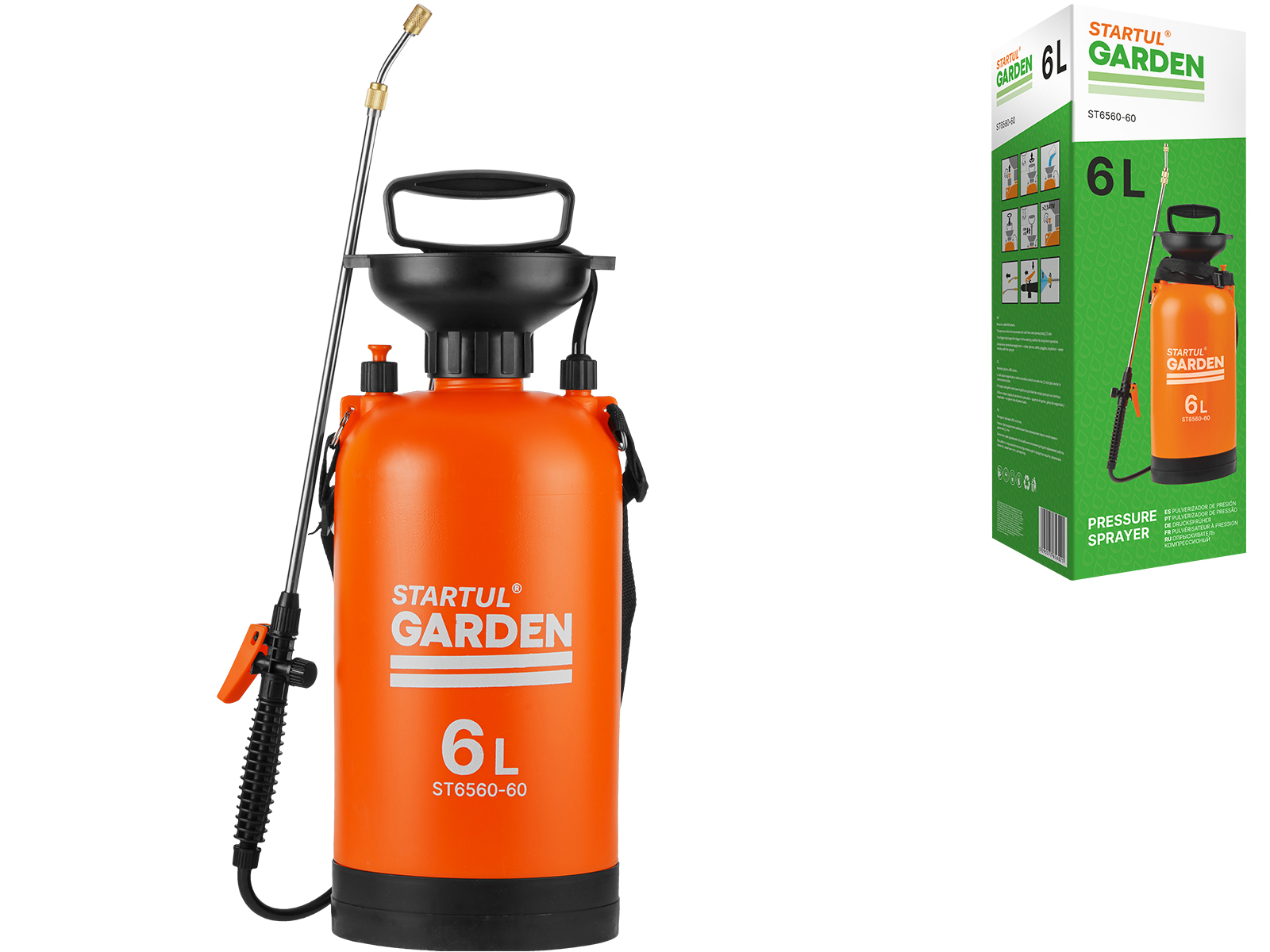 Опрыскиватель компрессионный 6л STARTUL GARDEN (ST6560-60)