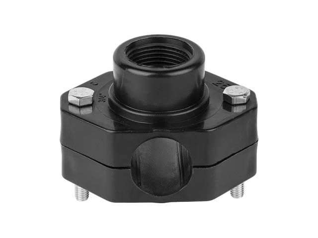 Хомут 25 х 3/4″ вн. (для ПЭ труб), AV Engineering