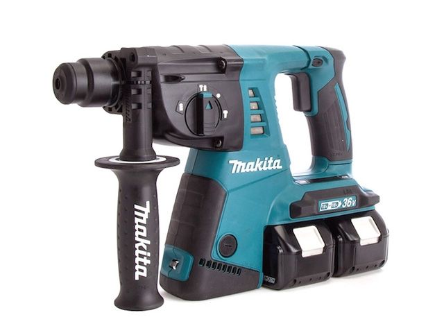 Аккум. перфоратор MAKITA LXT DHR 263 RF4 в чем. (ОТГРУЗКА ТОЛЬКО ПО ЭТН/ЭТТН | 18+18 В, 4 акк., 3.0 А/ч Li-Ion, 2.5 Дж, вес 4.9 кг, быстросъ