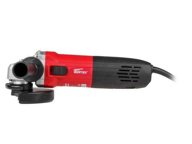 Одноручная углошлифмашина WORTEX AG 1213-3 E в кор. 1300 Вт, 125 мм, 2000-11000 об/мин (рег. об., пылезащита двигателя и подшипника)