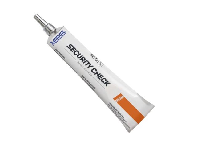 Маркер промышл. для контроля раскручивания болтов MARKAL SECURITY CHECK ОРАНЖ. (Цвет оранжевый)