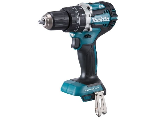 Аккум. ударная дрель-шуруповерт MAKITA LXT DHP 484 Z в кор. (ОТГРУЗКА ТОЛЬКО ПО ЭТН/ЭТТН | 18.0 В, БЕЗ АККУМУЛЯТОРА, 2 скор., 54 Нм, шурупы 