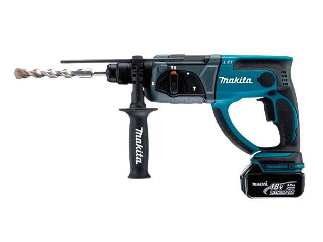 Аккум. перфоратор MAKITA LXT DHR 202 RFE в чем. (ОТГРУЗКА ТОЛЬКО ПО ЭТН/ЭТТН | 18.0 В, 2 акк., 3.0 А/ч Li-Ion, 1.9 Дж, вес 3.5 кг,)