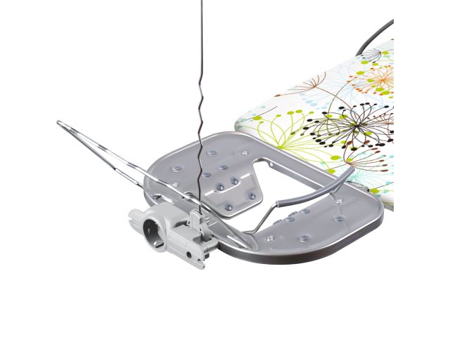 Доска гладильная NIKA BEST (металл 1220 х 400), подставка п/утюг, удлинитель, полка, NIKA (цвета в ассортименте)