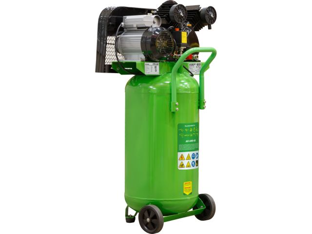 Компрессор ECO AE-1005-B2 ременной (380 л/мин, 8 атм, ременной, масляный, вертикальный ресив. 100 л, 220 В, 2.20 кВт)