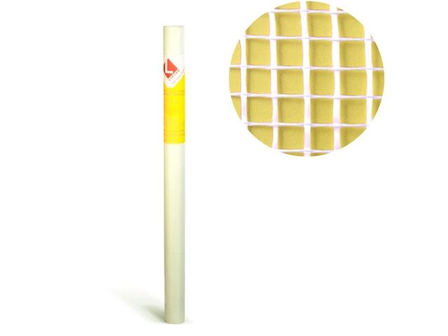 Стеклосетка малярная 2х2, 1мх10м, 55гр/м2,  Mini 55