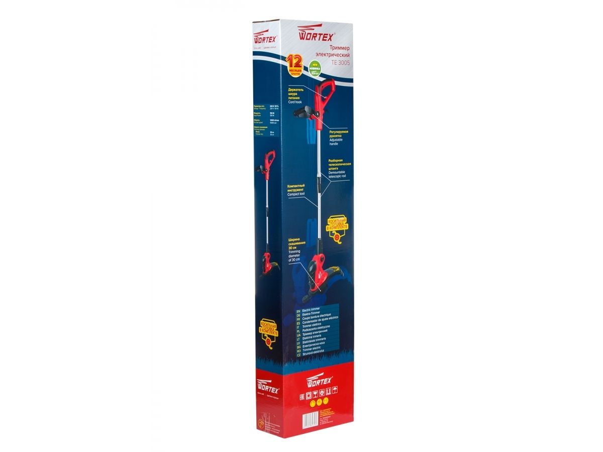 Триммер WORTEX TE 3005 550 Вт, шир.скаш.30 см