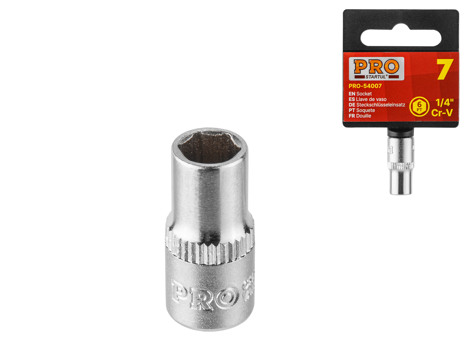 Головка 1/4" 7мм 6гр. PRO STARTUL (PRO-54007)