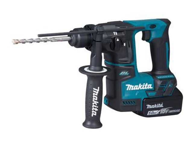 Аккум. перфоратор MAKITA LXT DHR 171 RTJ в чем. (ОТГРУЗКА ТОЛЬКО ПО ЭТН/ЭТТН | 18.0 В, 2 акк., 5.0 А/ч Li-Ion, 1.2 Дж, вес 2.8 кг,)