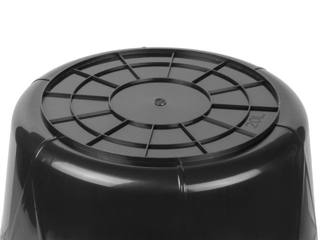 Ведро строительное 20 л пластм. круглое STARTUL MASTER (ST0803-20) (с мерной шкалой и носиком, усилено доп.ребрами жесткости)