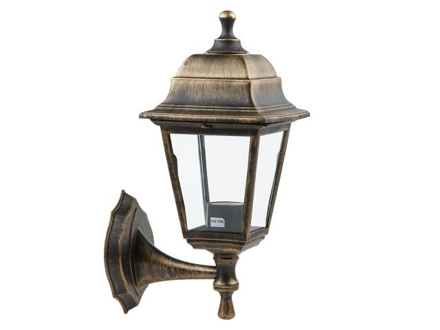 Светильник садово-парковый настенный "Леда" (черный под бронзу) Юпитер (НБУ 04-60-001)