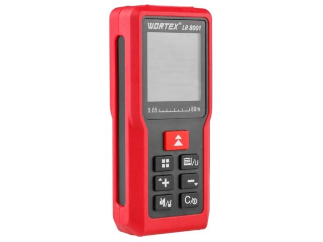 Дальномер лазерный WORTEX LR 8001 в кор., 0.05 - 80 м, +/- 2 мм/м