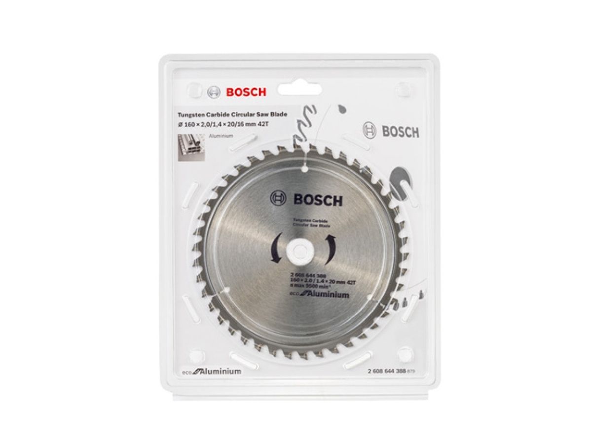 Диск пильный 160х20 мм 42 зуб. универсальный ECO ALUMINIUM BOSCH