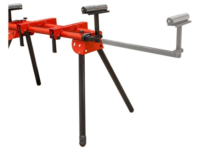 Стол для торцовочной пилы WORTEX MT 7625 (250х40х91 см, макс. нагр 150 кг, диапазон 36x68 см, макс. вылет выдвижной опоры 81.5 см)