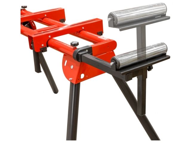 Стол для торцовочной пилы WORTEX MT 7625 (250х40х91 см, макс. нагр 150 кг, диапазон 36x68 см, макс. вылет выдвижной опоры 81.5 см)