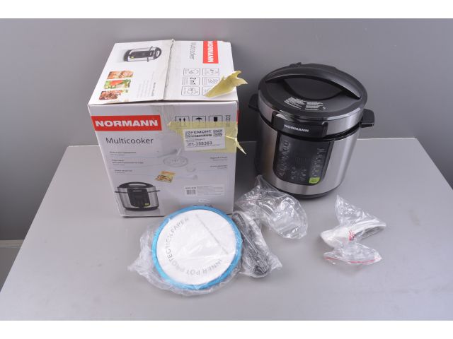 Мультиварка NORMANN AMC-644 уцененный (0004676144) (Скороварка-мультиварка; 1200 Вт; 6л; 12 программ; СМАРТШЕФ, покрытие DAIKIN)