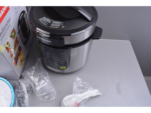 Мультиварка NORMANN AMC-644 уцененный (0004676144) (Скороварка-мультиварка; 1200 Вт; 6л; 12 программ; СМАРТШЕФ, покрытие DAIKIN)