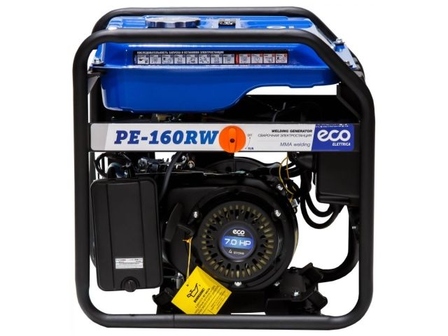 Электростанция сварочная ECO PE-160RW (инверторный, 1.1 кВт, 230 В, бак 15.0 л, для сварки постоянным током, 80А\160A)