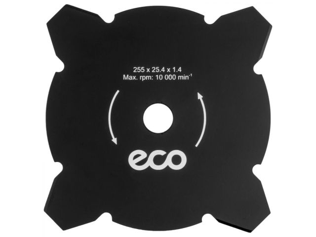Мотокоса ECO GTP-255 Power Plus (2.5 кВт, 3.4 л.с., 52.0 см3, лёгкий запуск, нож 4Т,ремень двухлямочный, вес 7.9 кг)