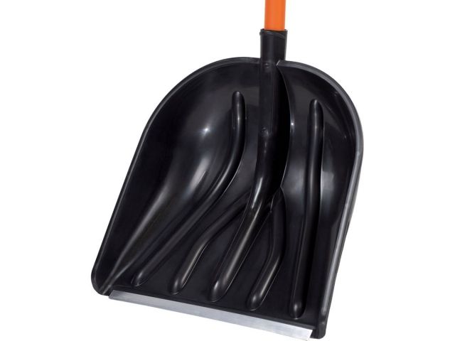 Лопата снеговая пластм. 410х460мм со стальн.черенком STARTUL MASTER (ST9056-2)