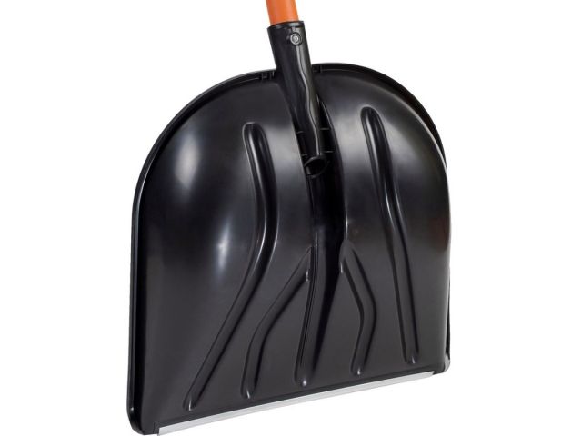 Лопата снеговая пластм. 410х460мм со стальн.черенком STARTUL MASTER (ST9056-2)