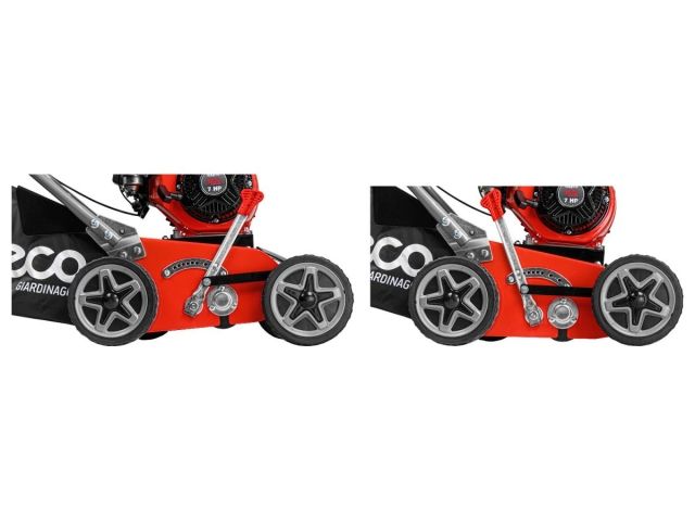 Аэратор/скарификатор бензиновый ECO SCG-400 (7.0 л.с., шир. 40 см,, 8 уровней, ручной привод, колеса 7", травосборник 45 л)