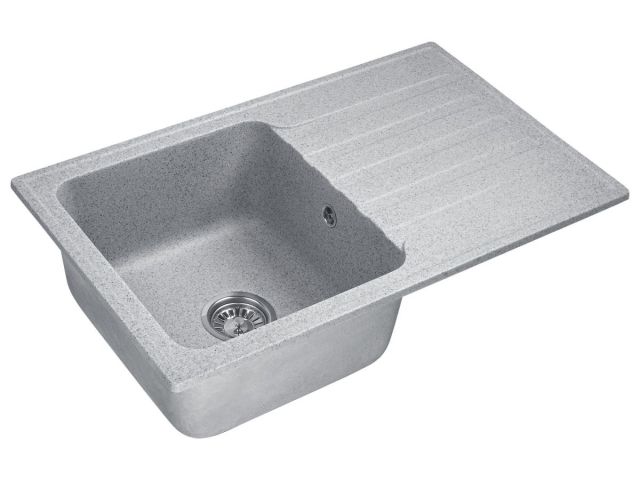 Мойка кухонная из искусственного камня ART серый 770х475 мм, AV Engineering