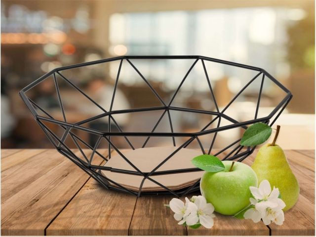 Корзина для фруктов металлическая, 26x10 см, MARTINA, PERFECTO LINEA