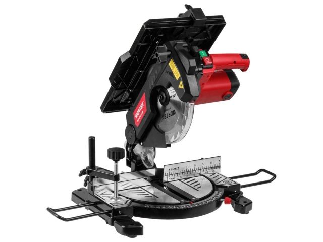 Торцовочная пила комбинированная WORTEX MS 2112 LMB в кор. 1200 Вт, 210 мм, глуб. 55, стол 30 мм (1200 Вт, 210х30.0 мм, глуб. до 55 мм, шир.