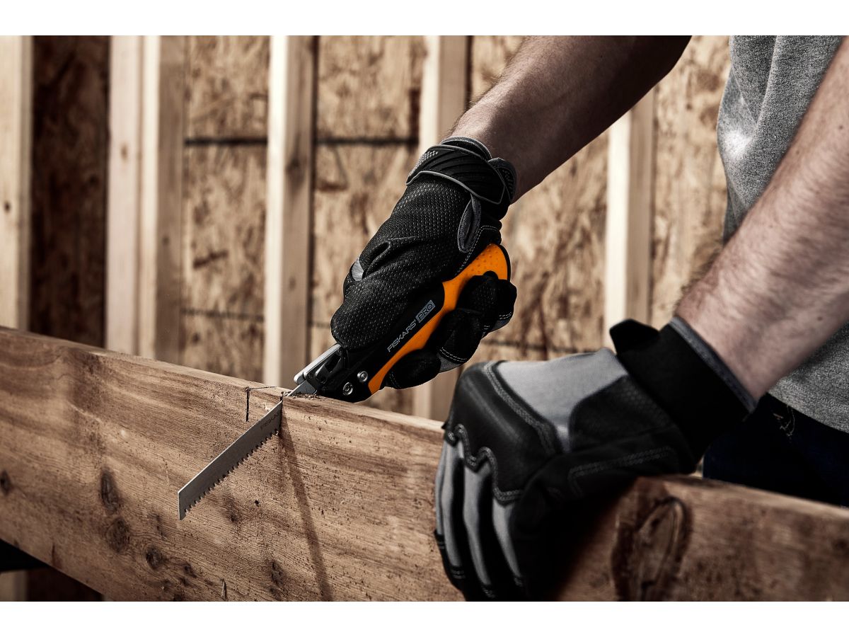 Пила универсальная складная PowerTooth 150мм 2 лезвия FISKARS