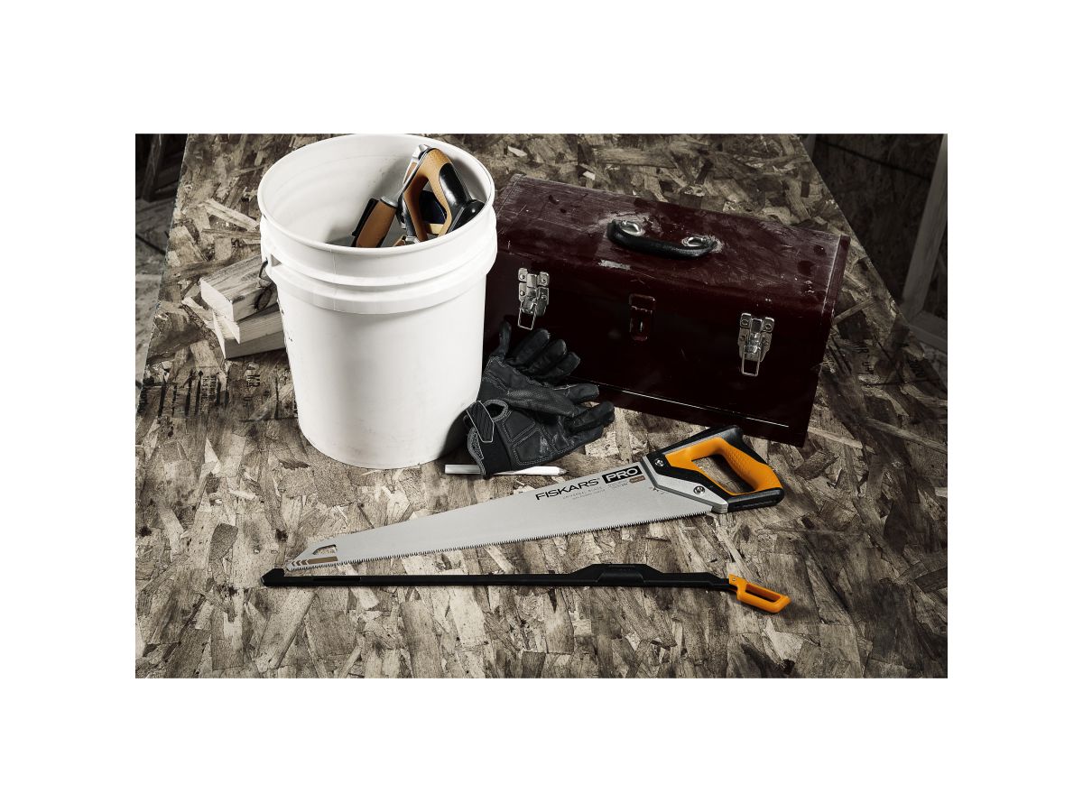 Ножовка по дереву PowerTooth 550мм 9 зубьев на дюйм FISKARS