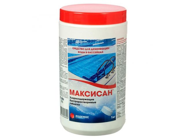 Таблетки для бассейна хлорные быстрорастворимые «Максисан» 1 000 г