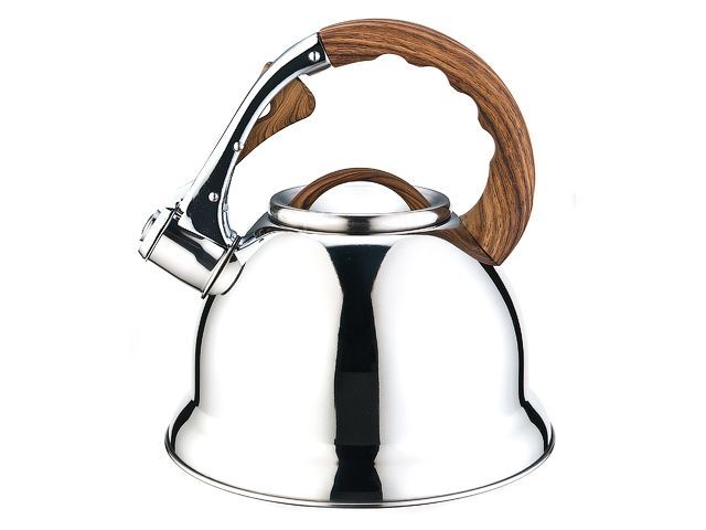 Чайник со свистком, нержавеющая сталь, 3.0 л, Earl Gray, PERFECTO LINEA (Диаметр 22 см., высота 24,5 см., общий объем изделия 3,0 л.)