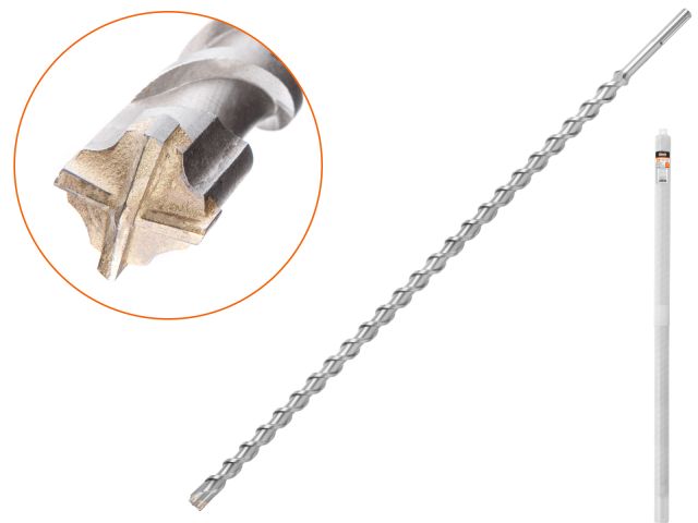 32х860х1000 мм бур (сверло) SDS-max QUADRO-X GEPARD (бур по бетону, крестовая пластина)