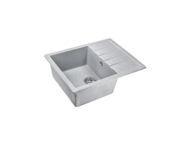 Мойка кухонная из искусственного камня BEST серый 640х500 мм, AV Engineering