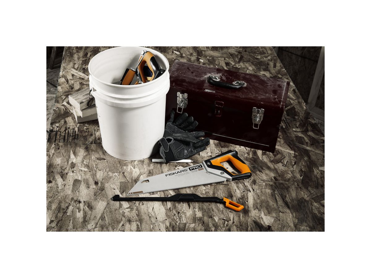 Ножовка по дереву PowerTooth 380мм 9 зубьев на дюйм FISKARS