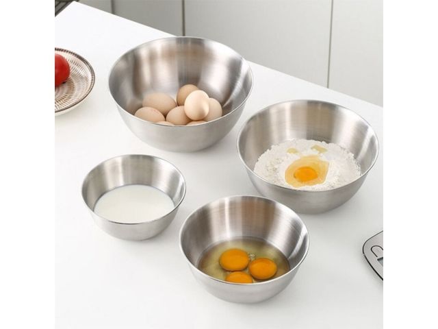 Миска для взбивания из нерж. стали, диаметр 24.5 см, с мерной шкалой, серия CHEF, PERFECTO LINEA (24.5х10.5см., 2800 мл)