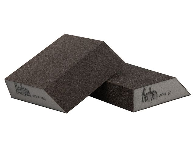 Губка абразивная 98х69х26мм Р100 Angle Flexifoam