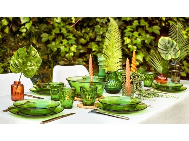 Набор стаканов, 4 шт., 250 мл, серия Picardie Green, DURALEX (Франция)