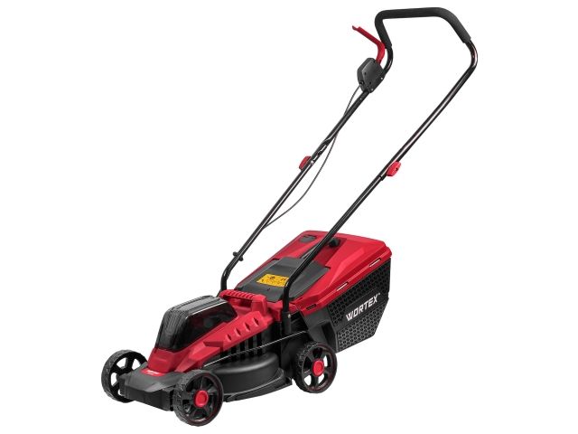 Газонокосилка аккумуляторная WORTEX CLM 3336 ALL1 XLT SET БЕСЩЁТ.ДВИГ., 18В+18В, 2акб, 4Ач, шир.3 (выс. 30-75 мм, травосборник 30 л)